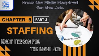 Chapter  5  Staffing  OCM  Part  2  By CommercekSitaare YouTube trending viralvideo [upl. by Lillywhite]