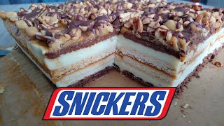 Ciasto Snickers bez pieczenia [upl. by Demaria262]