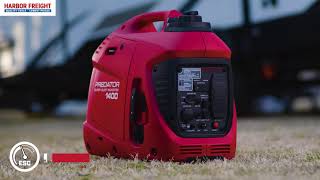 PREDATOR 1400W Super Quiet Inverter Generator with CO SECURE™  Harbor Freight [upl. by Irah]