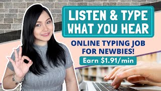 Video CAPTIONER and TRANSCRIPTION Jobs  Work from Home [upl. by Aznarepse]