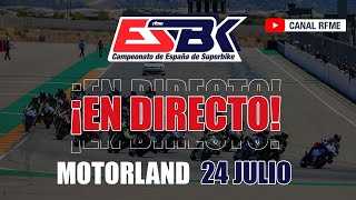 ESBK Motorland Aragón 2022 ¡En directo [upl. by Violeta421]