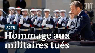 Hommage aux Invalides pour les militaires tués au Burkina Faso [upl. by Goldshell447]