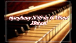 Symphony No40 in G Minor KV 550  Mozart  piano [upl. by Ettolrahs]