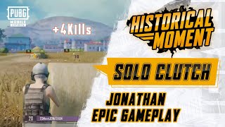 JONATHAN the OneMan Army😎 Historical Moment  PUBG MOBILE [upl. by Rolanda]