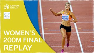 UNSTOPPABLE Schippers  Women’s 200m Final Zurich 2014 [upl. by Relyk]