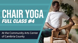 Chair Yoga  Full Class 4  Arts4Wellness [upl. by Elurd]