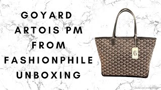 Goyard Artois PM Unboxing  From Fashionphile [upl. by Raman316]