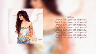 Camila Cabello  Witness Lyrics Video [upl. by Georgeanne]