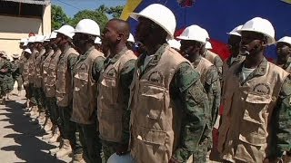 Haïti en voie de retrouver son armée [upl. by Nereen322]