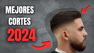 ¡MEJORES CORTES DE PELO PARA HOMBRES EN 2024 [upl. by Burlie]