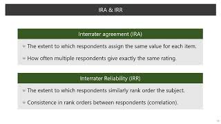 Interrater Agreement amp Interrater Reliability Part 1 What is IRA amp IRR [upl. by Robbert]