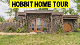 LUXURY LORD OF THE RINGS HOBBIT HOME Full Earth House Airbnb Tour [upl. by Lukin]