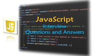 JavaScript Interview Questions amp Answers 2024 [upl. by Mayfield814]