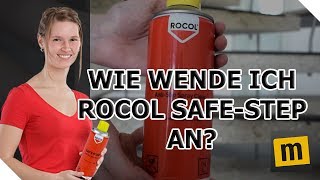 🥾 Anwendung ROCOL SAFE STEP AntirutschSpray  Markierungsshopde [upl. by Lynnett]