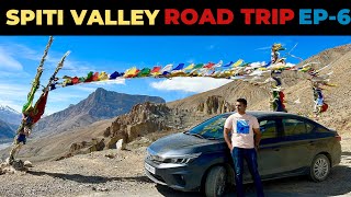 SPITI VALLEY Road Trip In Honda City 2024  Tabo To Kaza  Dhankhar Monastery  EP 6 [upl. by Aiuqcaj]