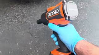 Ridgid 18v high torque impact wrench not fixable and new one sent [upl. by Assirahc]