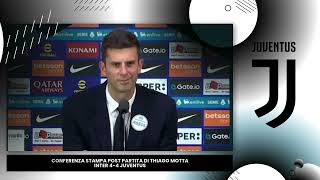 quotAbbiamo sempre cercato di giocare e vincerequot  Thiago Motta post InterJuventus 44 SerieA [upl. by Rihana310]