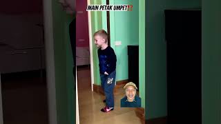 MAIN PETAK UMPET⁉️ family funny prank comedy love music song cover dance spedup [upl. by Aelahc]