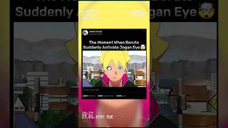 Boruto eye power🤯🔥naruto narutoshippudenshorts shortvideo borutoanime trending [upl. by Anib850]