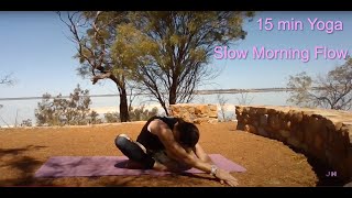 Slow Morning YOGA flow 15 min [upl. by Leeda]