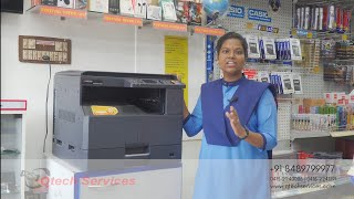 Kyocera Taskalfa 2020 Review  Printer Copier and scanner with Duplex  Tamil [upl. by Akissej1]