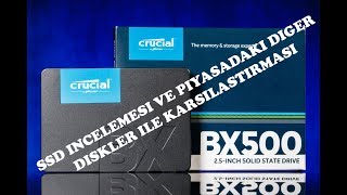 Crucial BX500 240GB SSD incelemesi [upl. by Ellicott54]