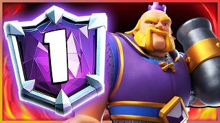 BUFFED ROYAL GIANT DECK rushed to RANK 1 IN THE WORLD — Clash Royale [upl. by Teryl]