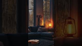 Rainy night comfort in cozy room 🌧️🌙 rain asmrsounds sleep relax selfcare nature peace asmr [upl. by Schluter946]