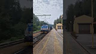 ČD 210 052 beim Verschub Teil 1 um 1256 am 02092024 in Lipno nad Vltavou [upl. by Edra187]