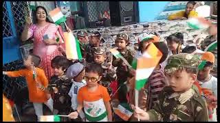 Happy independence daylittle champions celebrating independence Dayindian indianarmy national [upl. by Enalda299]