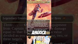 This New CAPTAIN AMERICA Combo WINS GAMES  MTG COMMANDER [upl. by Aikmat16]