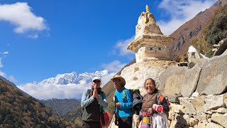 Lobuche to Gorakhsap on foot in Everest Base Camp trek ebc lobuche gorakshap himalayas trek [upl. by Pressey604]