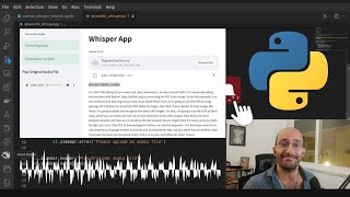 Building an Audio Transcription App with OpenAI Whisper and Streamlit [upl. by Filberto]