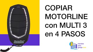 TUTORIAL Cómo COPIAR su MOTORLINE con HR MULTI 3 ✅  mandosparagarajecom [upl. by Konopka21]