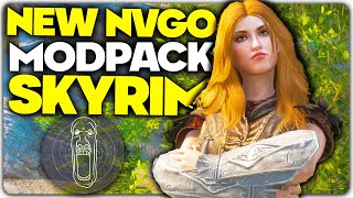 NEW Skyrim Modpack NVGO Next Generation Visual Overhaul  First Impressions [upl. by Mullen]