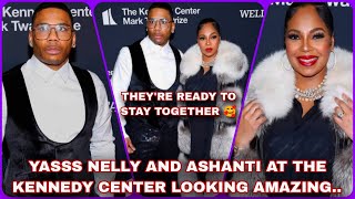 😱 NELLY amp ASHANTI AT THE KENNEDY CENTER MARK TWAIN PRIZE CELEBRATING KEVIN HART 😍🥳 [upl. by Suzi283]