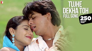 Tujhe Dekha Toh Song  Dilwale Dulhania Le Jayenge  Shah Rukh Khan Kajol  Lata Kumar Sanu  DDLJ [upl. by Roose816]