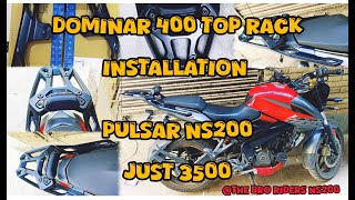 dominar 400 top box carrier installation on ns200ns160ns125 [upl. by Iraj705]