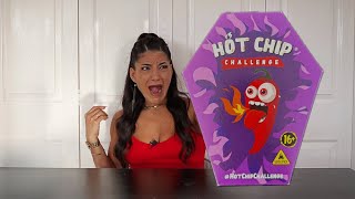 NEW WORLDS HOTTEST CHIP CHALLENGE  hotchipchallenge  LeahShutkever [upl. by Oap]