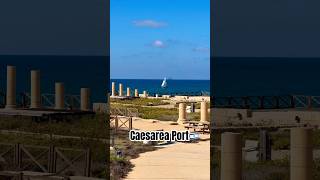 Ancient Caesarea Port Biblical site 🌟❤️🇮🇱 Israel holyland israel jerusalem [upl. by Persis]