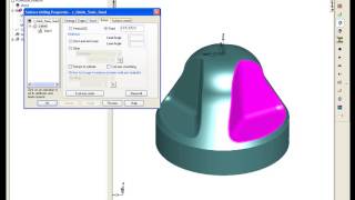 New 5axis feature  FeatureCAM 2009 [upl. by Colson]