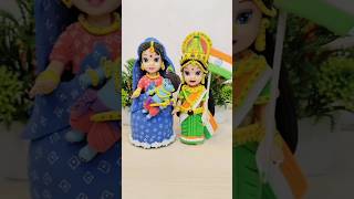 DIY Bharat Maa and Yashoda Maa making with super clay Art Competition Ideas Easy Clay Ideasyt [upl. by Thorndike]