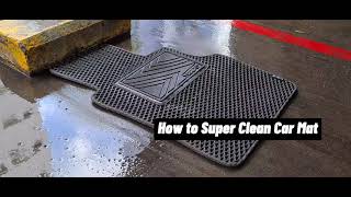 TRAPO Car Mat Singapore  How to SUPER CLEAN Car Mats ASMRStyle [upl. by O'Callaghan181]