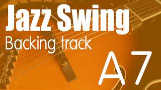 Dominant 7 Jazz Backing Track  A7  125 BPM [upl. by Aihtenyc160]