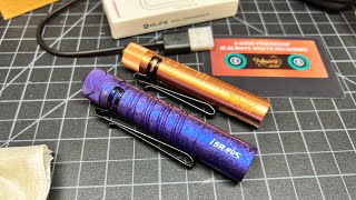 OLIGHT Friendship 2023 Copper i3T Copper and i5R EOS Ice Flower Periwinkle Limited Edition Unboxing [upl. by Marnia]