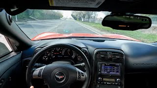 C6 CORVETTE GRAND SPORT POV DRIVE [upl. by Sharp]