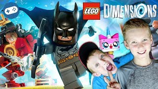 LEGO Dimensions DC Comics World Free Roam Gameplay with Batman and Bane [upl. by Joslyn595]