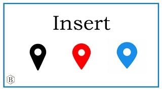 How to Insert the MapLocation Symbol into Word and other software [upl. by Ayrolg]