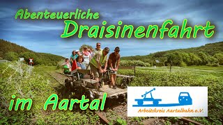 Abenteuerliche Draisinenfahrt im Aartal [upl. by Sausa390]