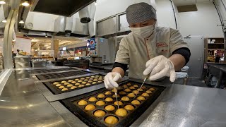 銀だこ日本一のたこ焼き職人次世代型振動機導入店舗調理ノーカット2022年あつあつグランプリ優勝  Japanese Street Food [upl. by Li]